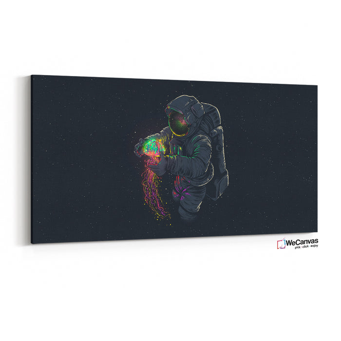 Astronaut Jellyfish Illustration