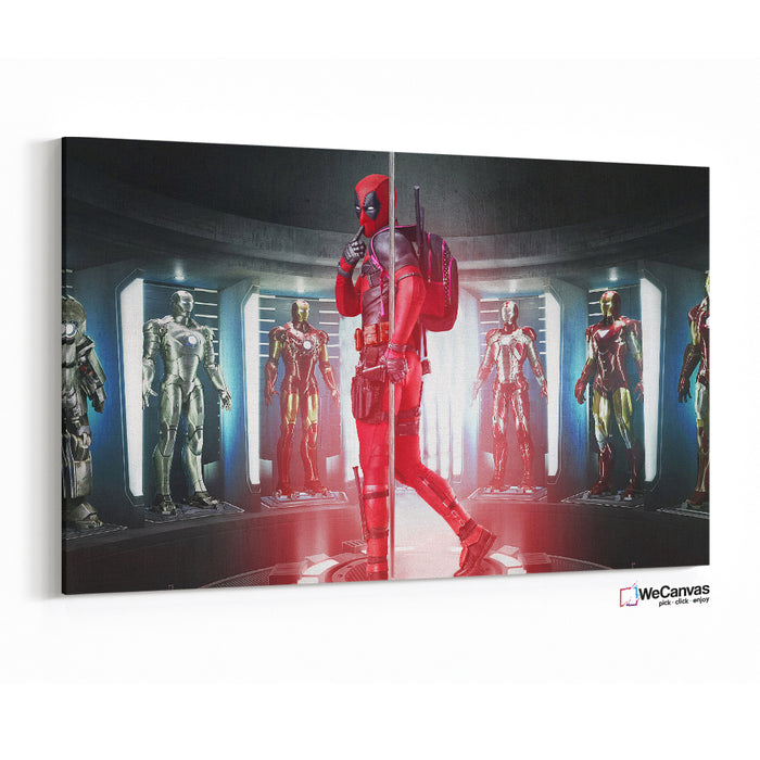Deadpool está en la guarida de Iron Man
