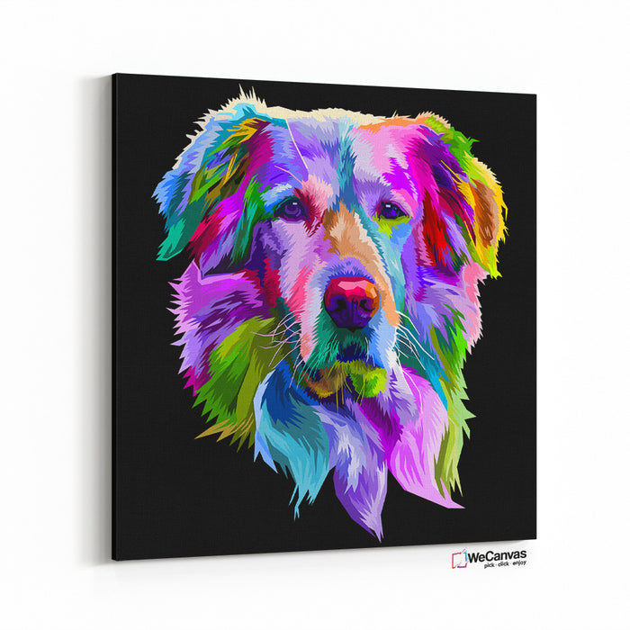 Golden Retriever Colorido