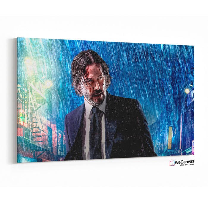 John Wick bajo la lluvia