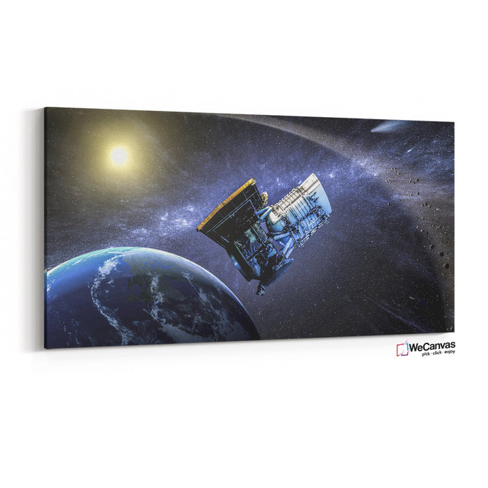 NASA's WISE spacecraft, in its orbit around Earth