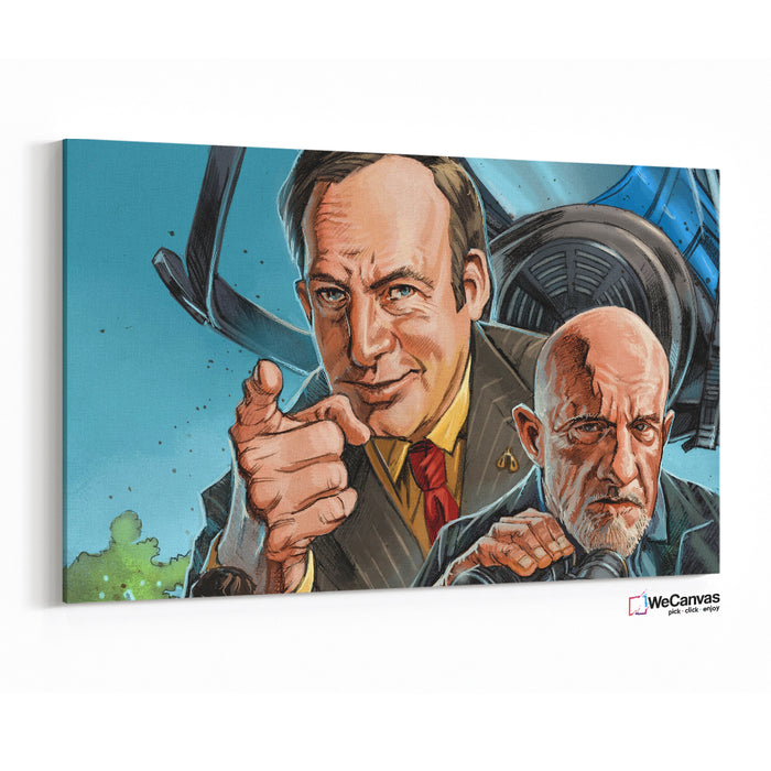 Saul Goodman and Mike Ehrmantraut