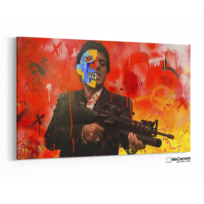 Scarface squashed art