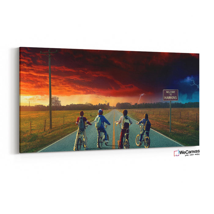 Stranger Things Amigos en bicicleta