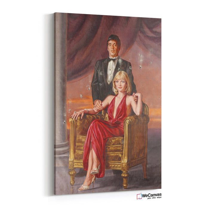 Tony Montana and Elvira