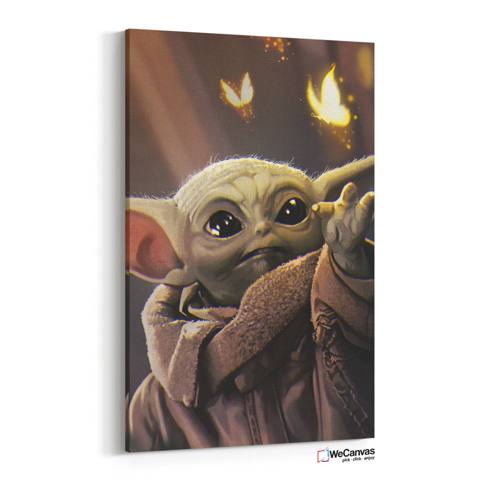 Baby Yoda Mariposas