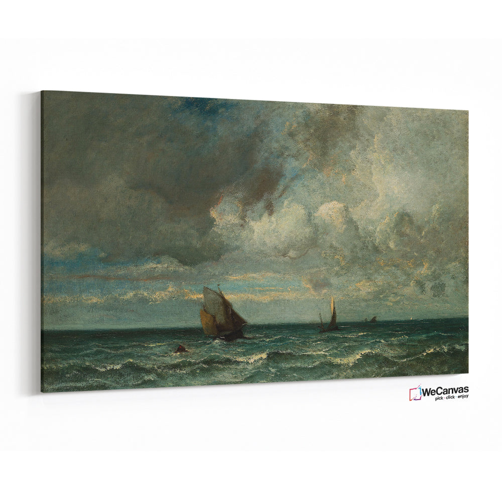 Boats Fleeing Before the Storm