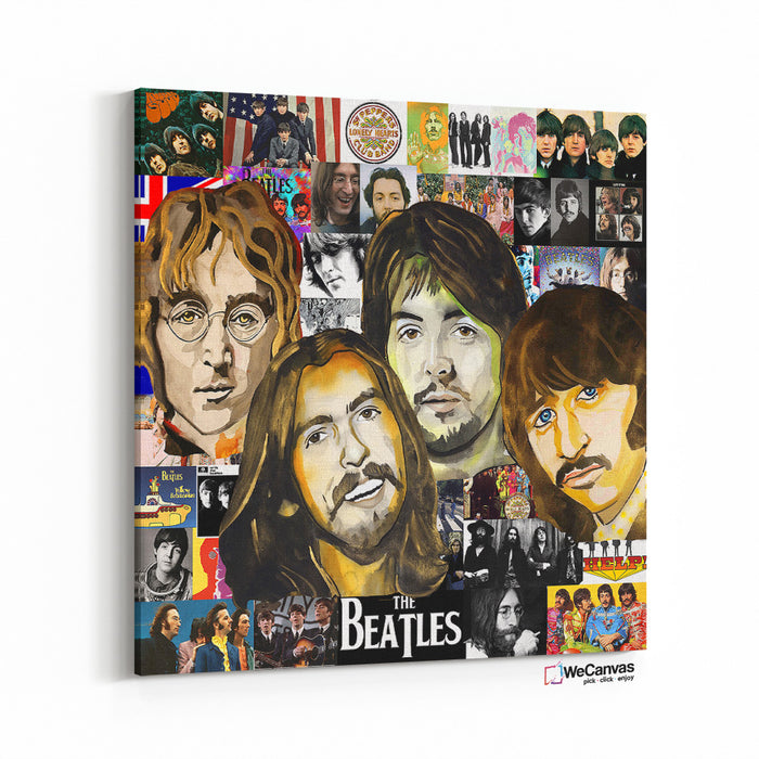 Beatles Pop Collage
