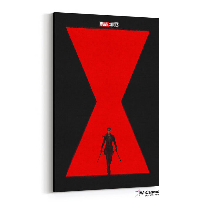 Black Widow Poster Rojo y Negro