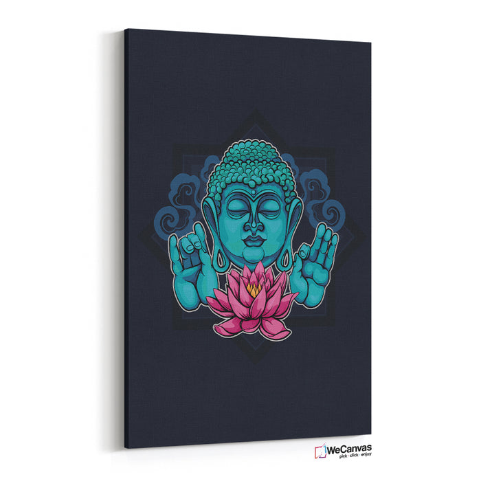Buda con flor de loto