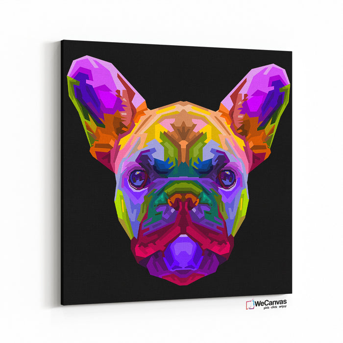 Bulldog frances colorido