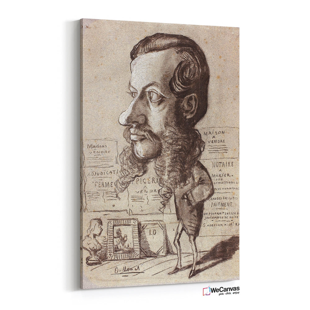 Caricature of Léon Manchon