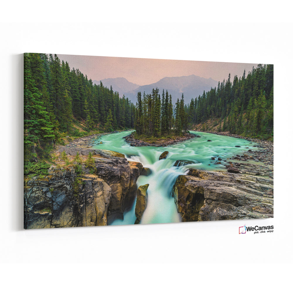 Cascada Parque Nacional Jasper en Canada