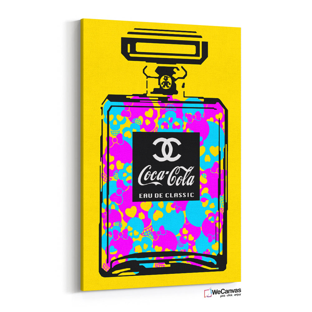 Coca Chanel Skull Yellow