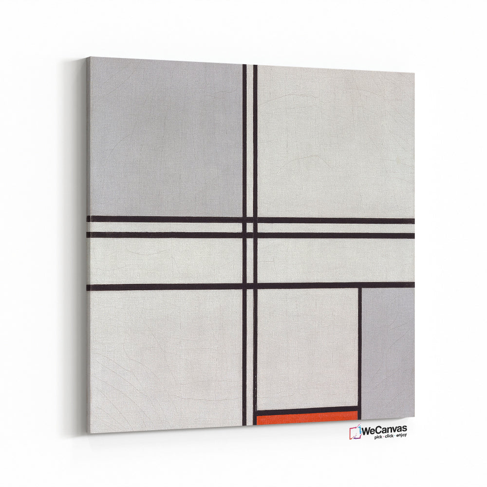 Composition Gray-Red