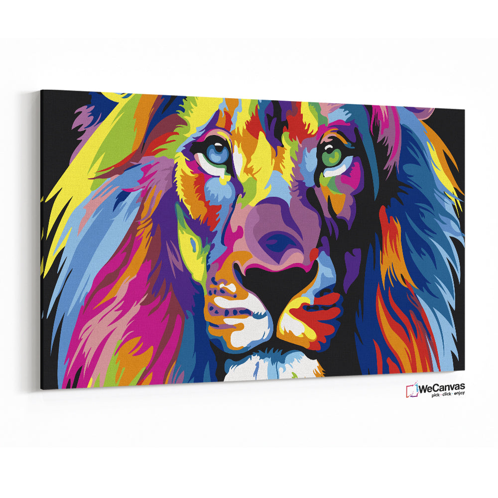 Copia de León Colorido