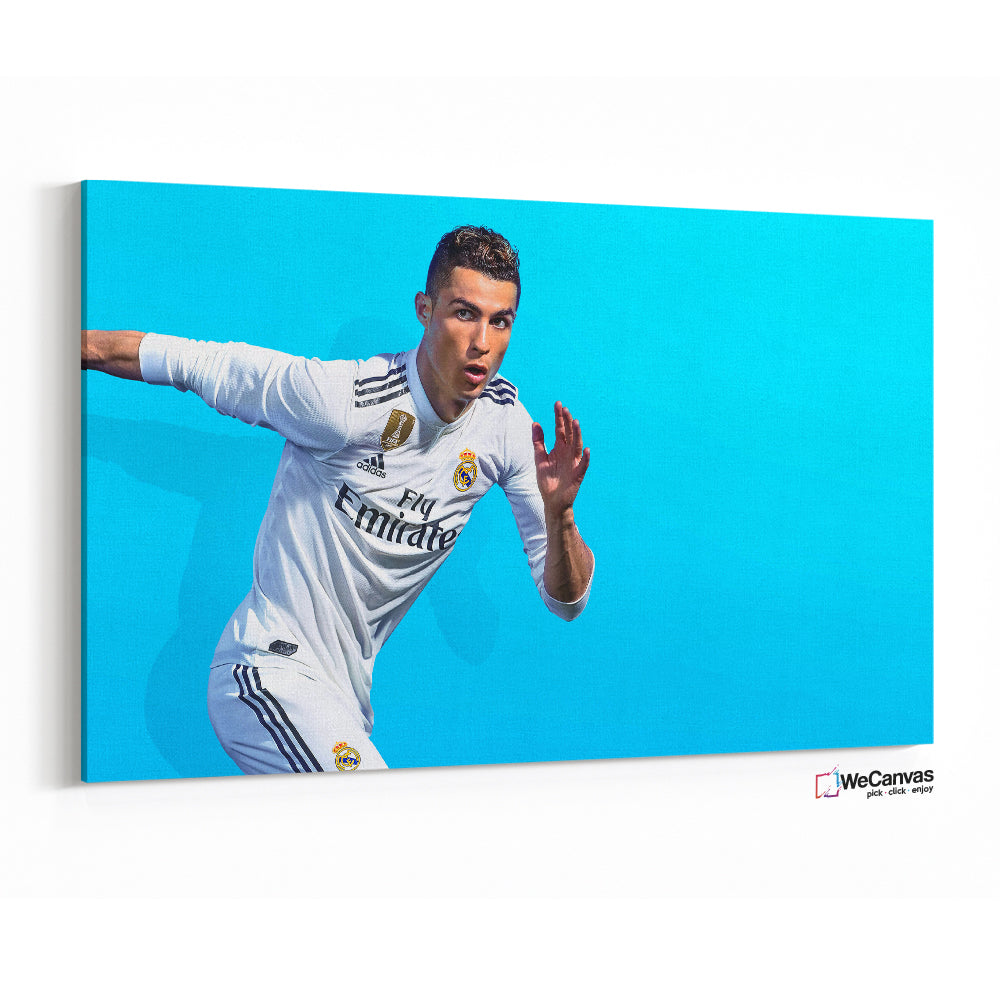 Cristiano Ronaldo Blue back