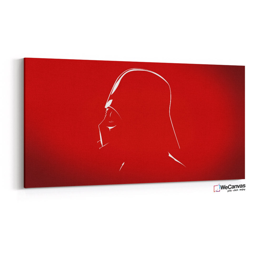 Darth Vader con fondo rojo