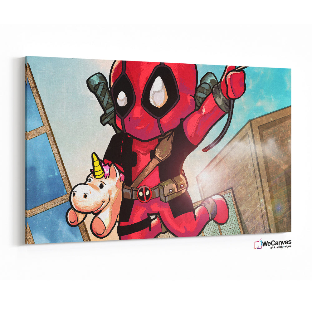 Deadpool Con Unicornio