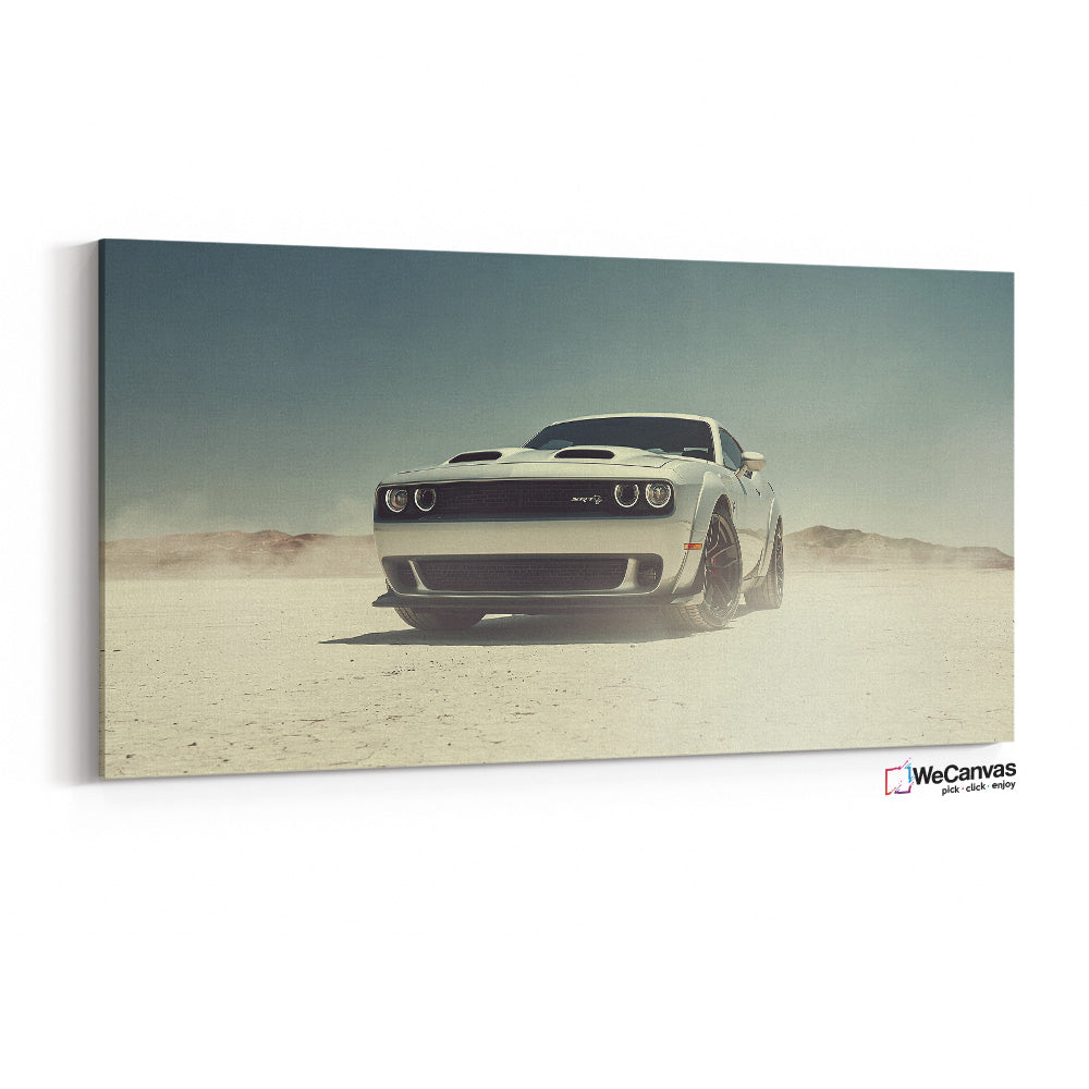 Dodge Challender in desert