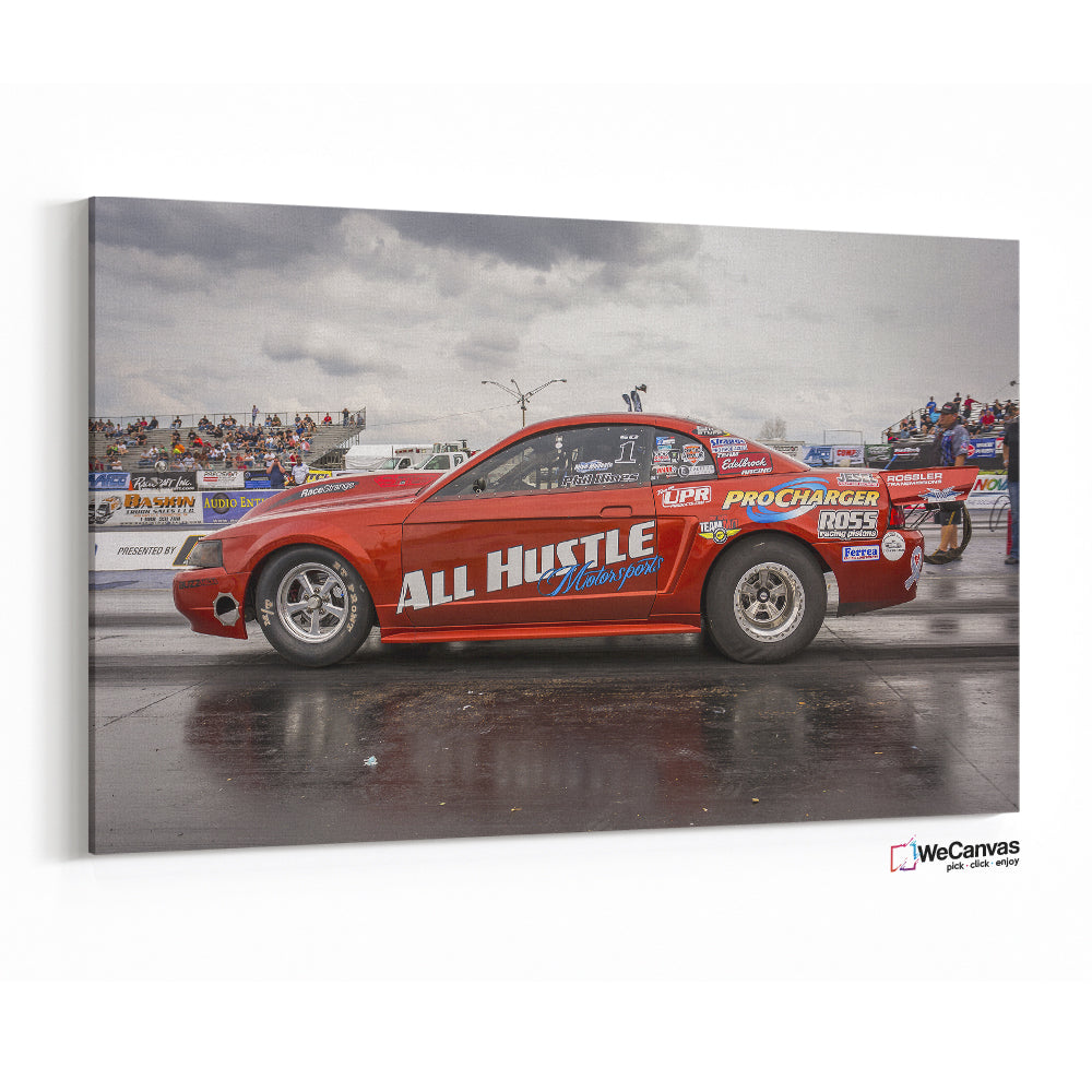 Drag Racing Red Car