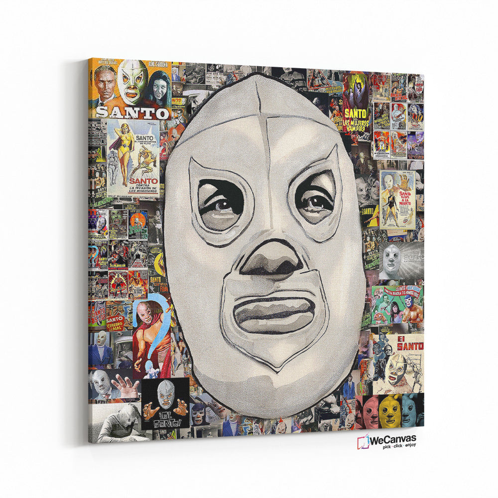 El Santo Pop Collage