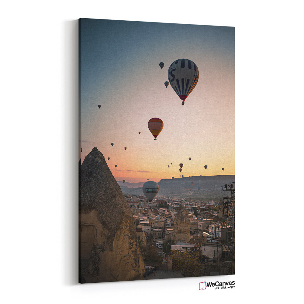 Globos volando