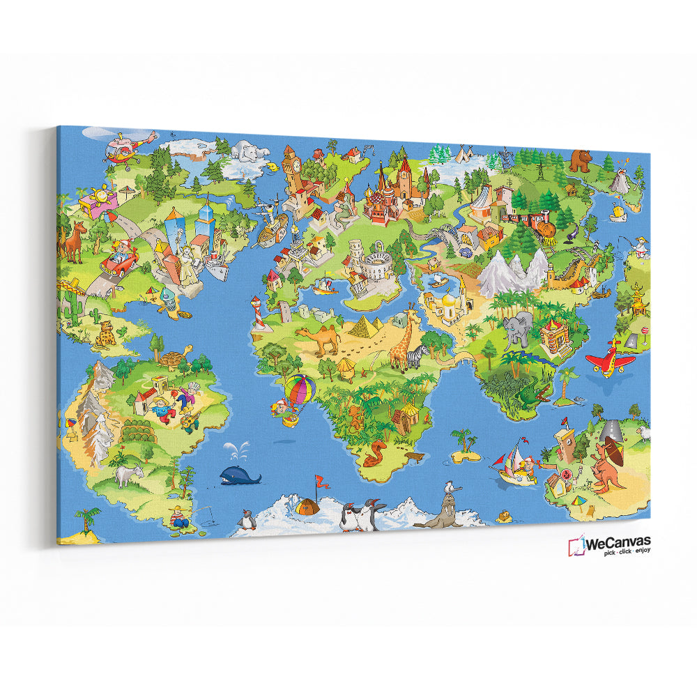 Great and funny world map