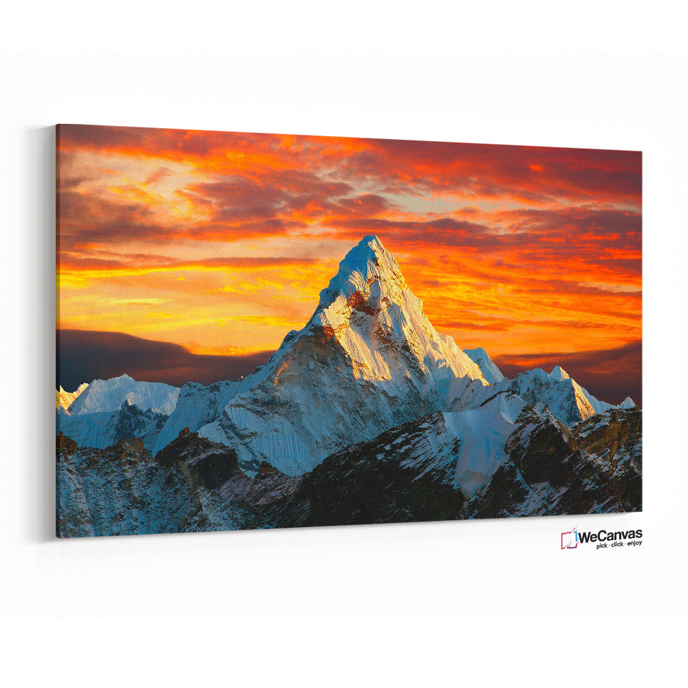Himalaya al atardecer