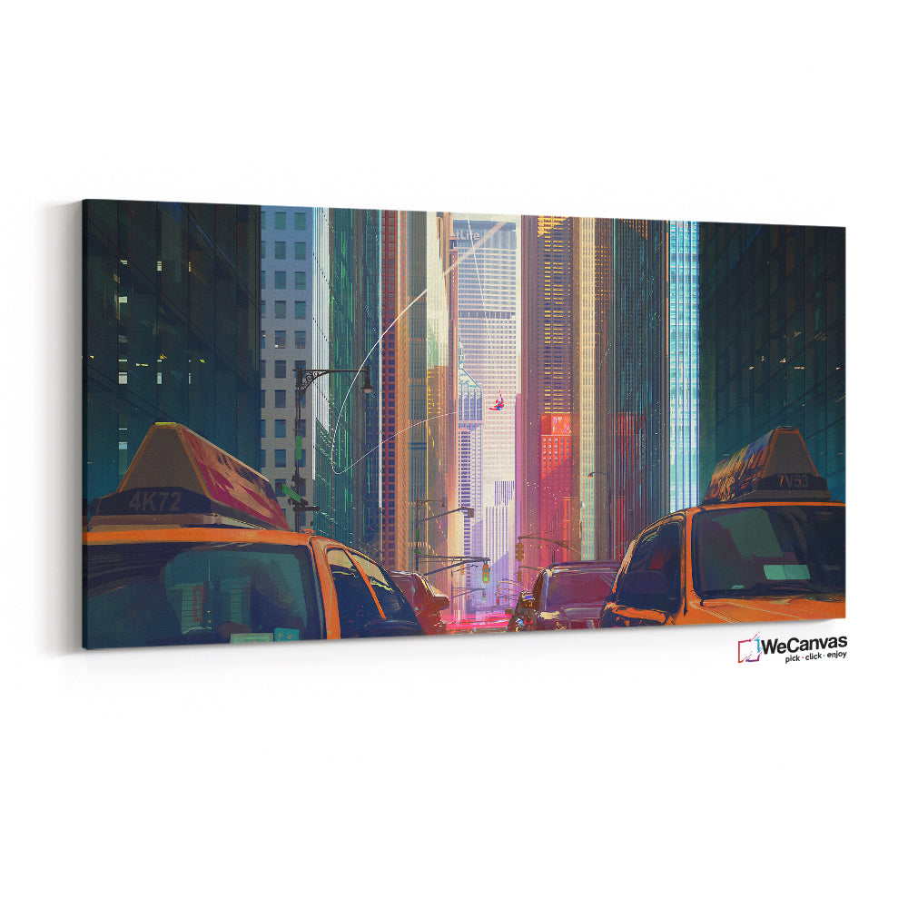 Hombre Araña en su telaraña