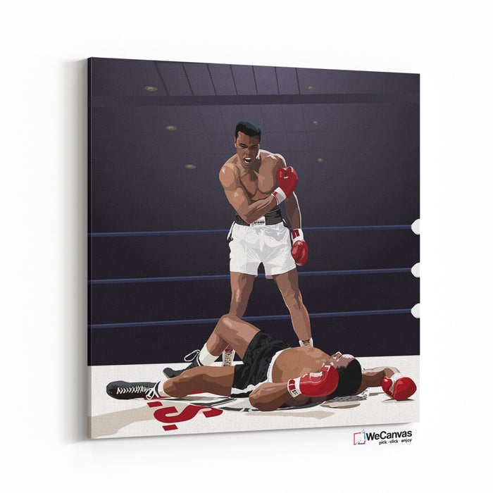 Ilustración de pelea Ali