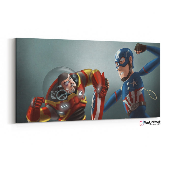 Iron Man and Cap. America Toys