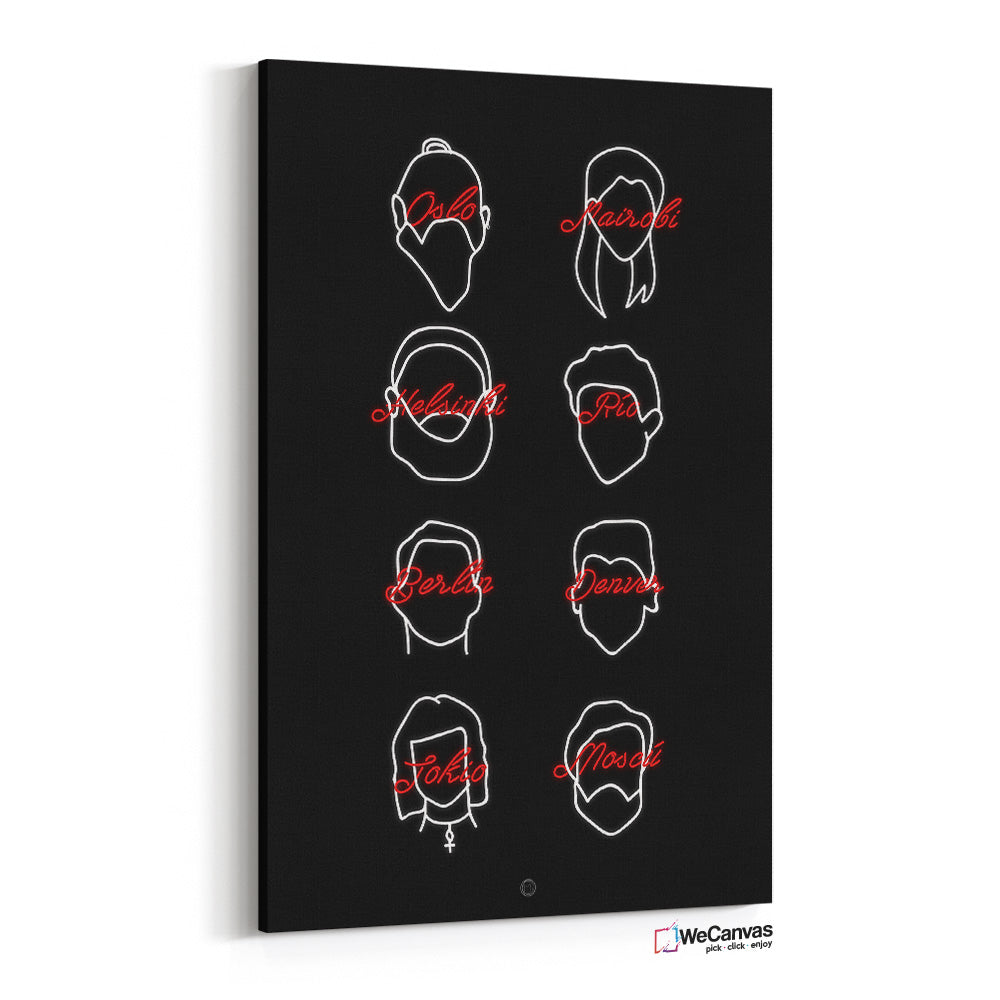 La Casa de Papel nombres