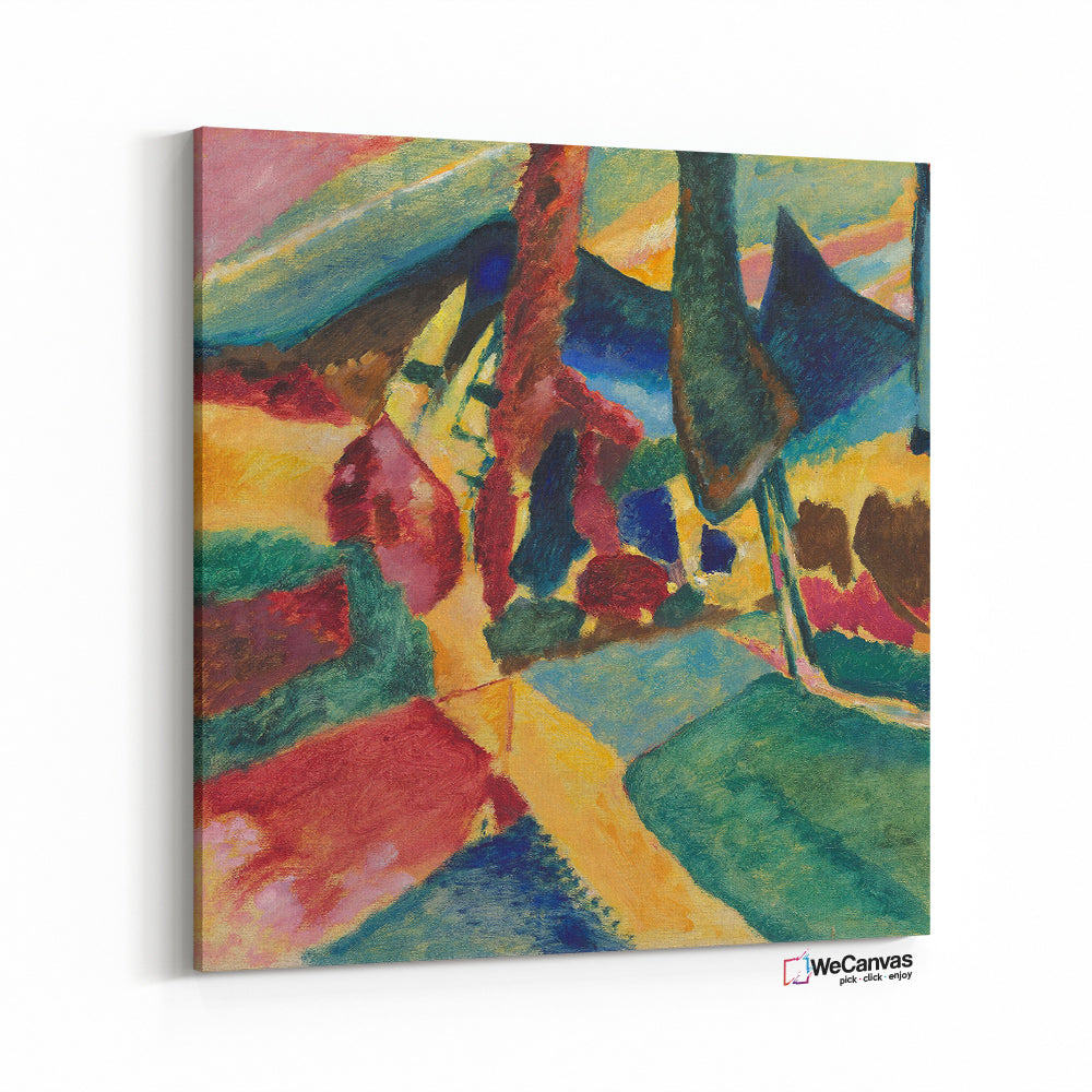 Landscape with Two Poplars