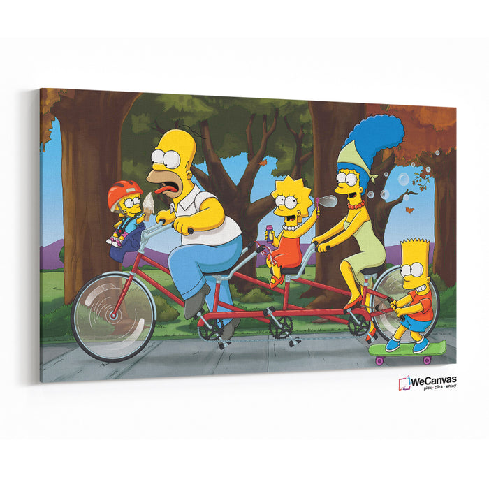 Los Simpson en bicicleta
