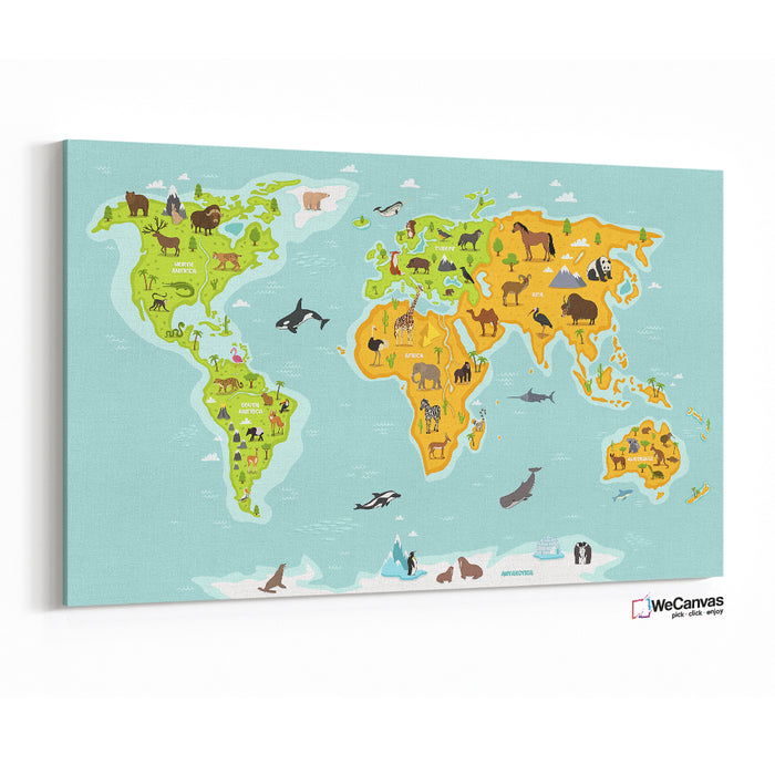 Mapa Mundial de Animales