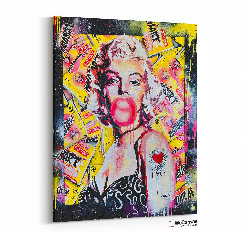 Marilyn Bubble gum tatto