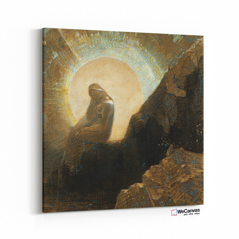 Melancholy (1876) by Odilon Redon