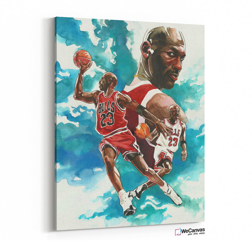 Michael Jordan Watercolor