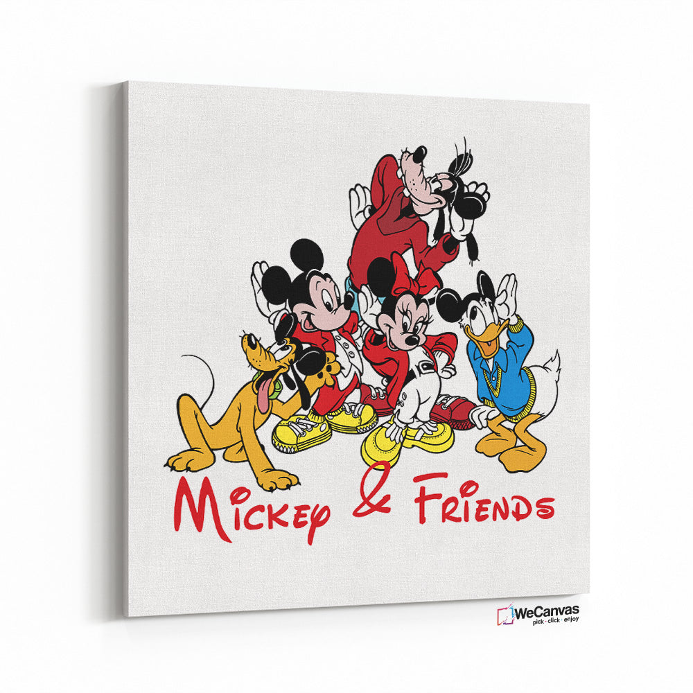 Mickey and friends