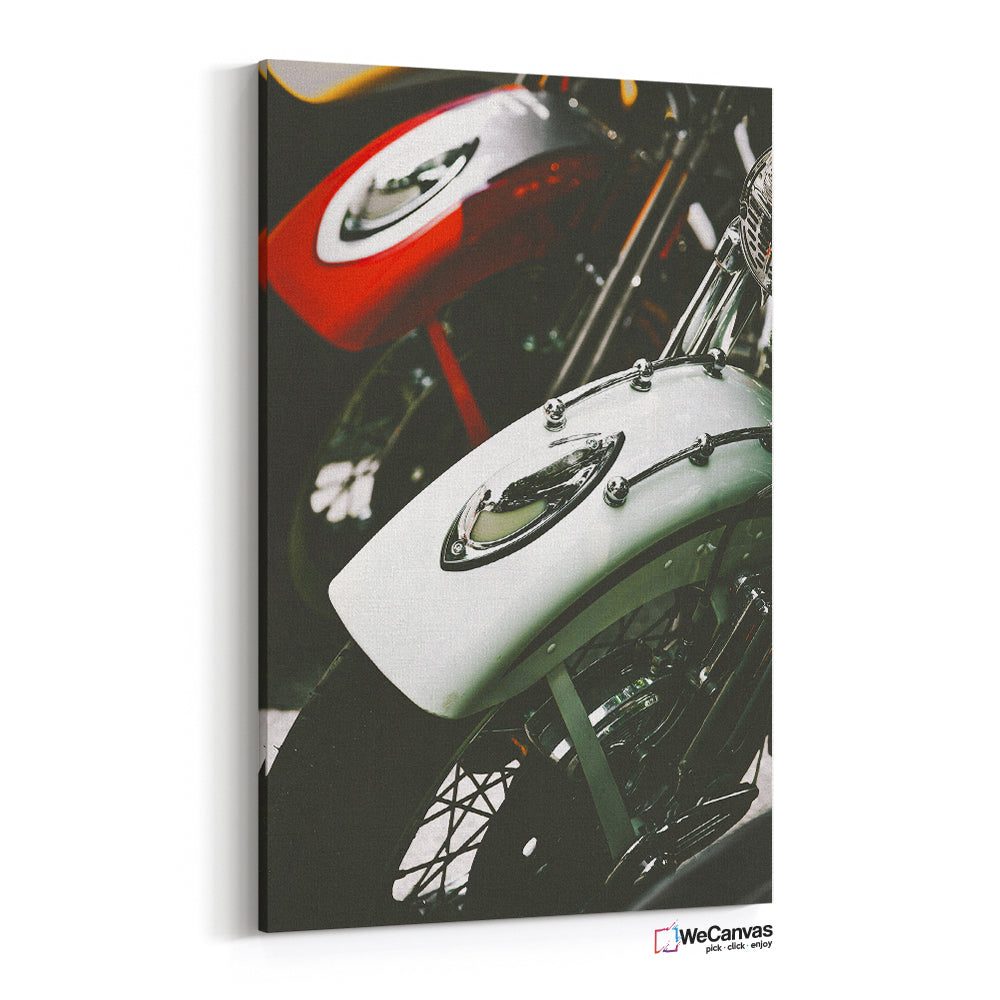 Motocicletas Blanca y Roja