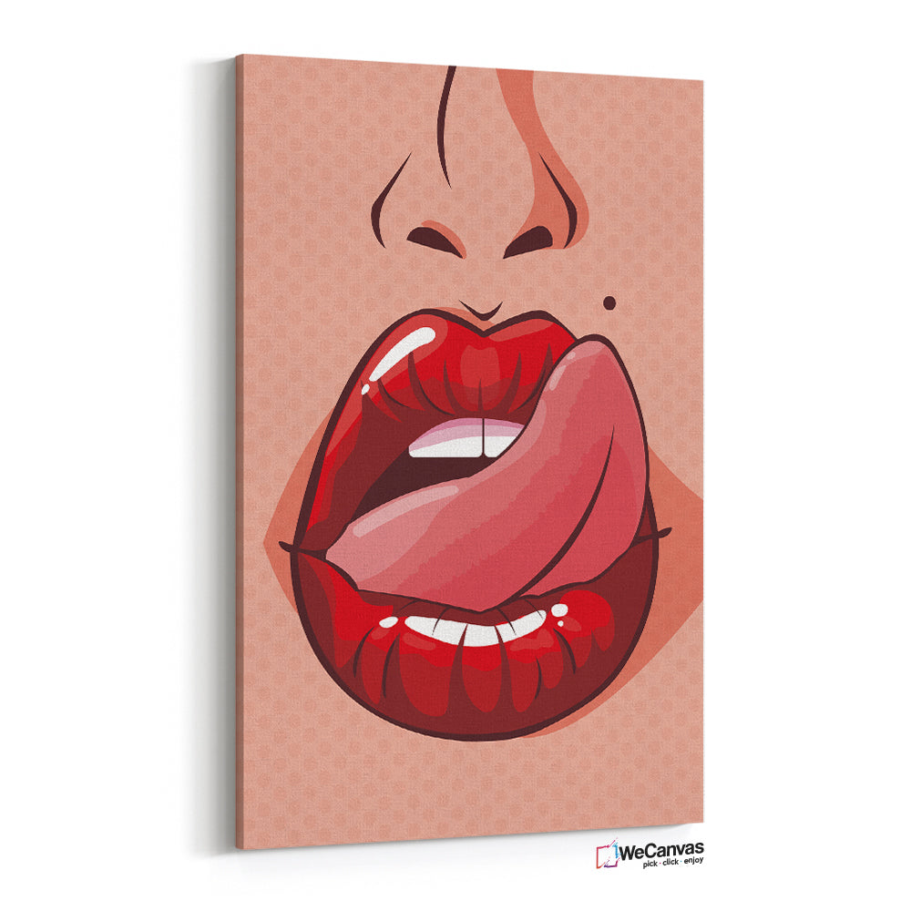 Mueca con lengua