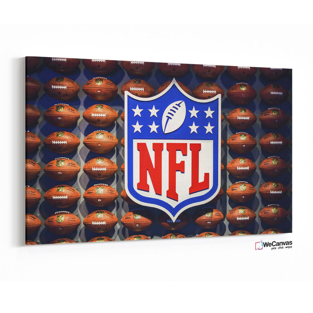 NFL Football Wall