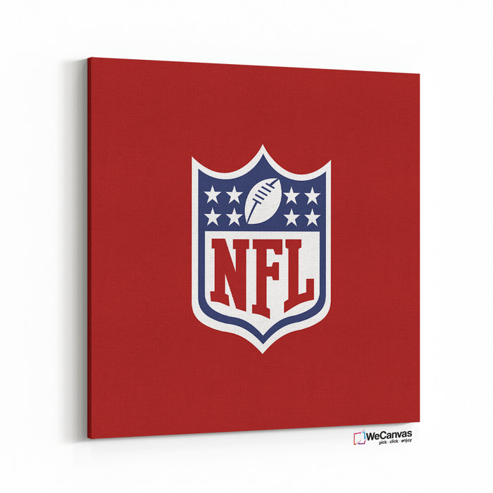 NFL Logo Red Back