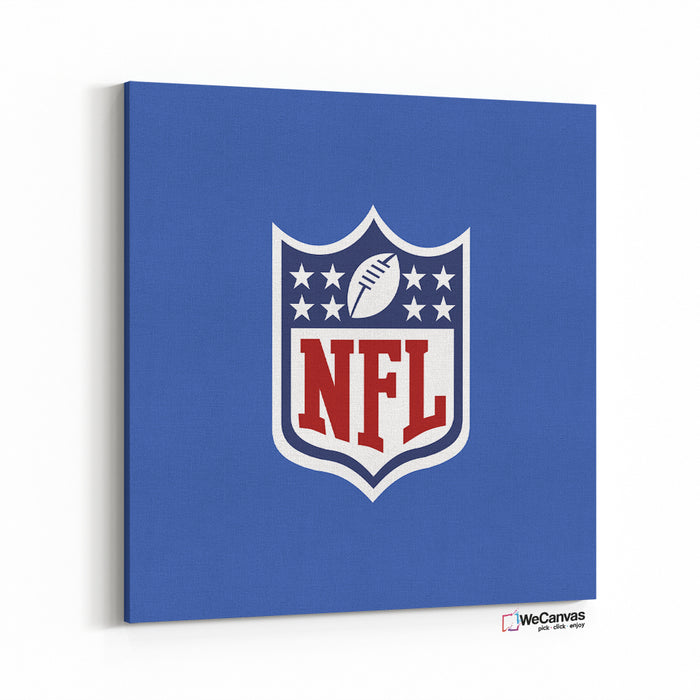 NFL Logo Soft Blue Back