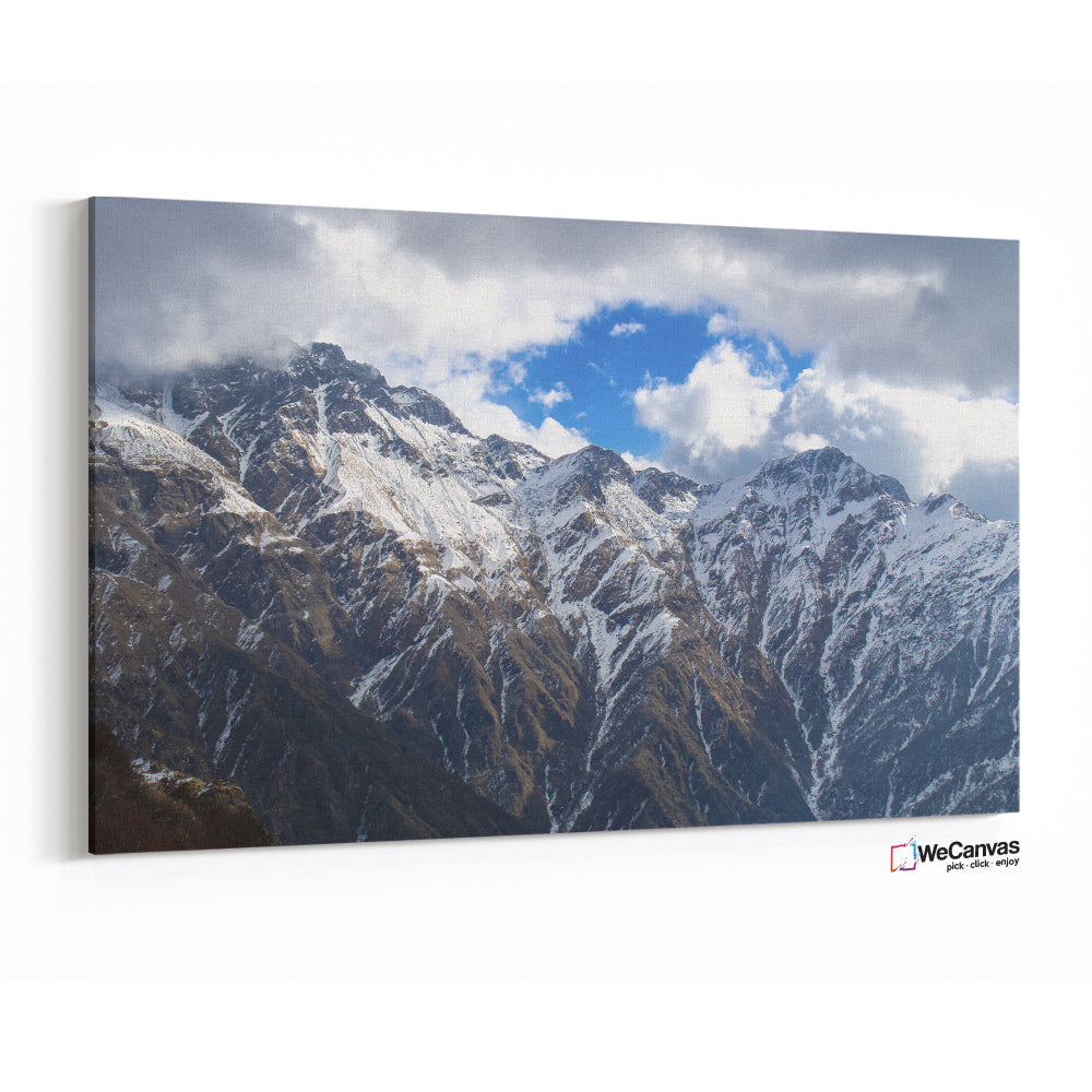 Nubes sobre las montañas