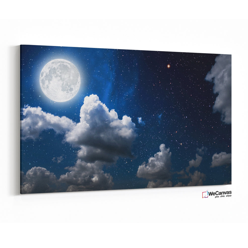 Nubes y La Luna