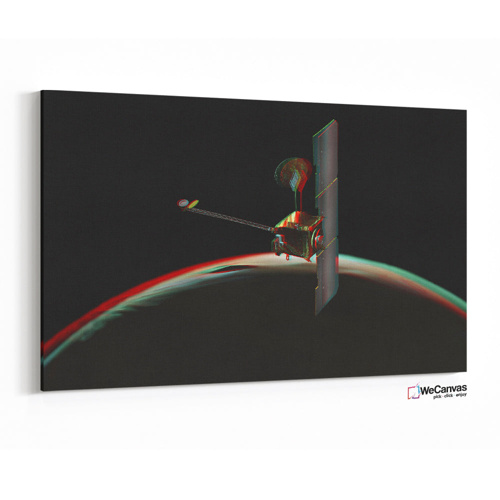 Odyssey over Martian Sunrise