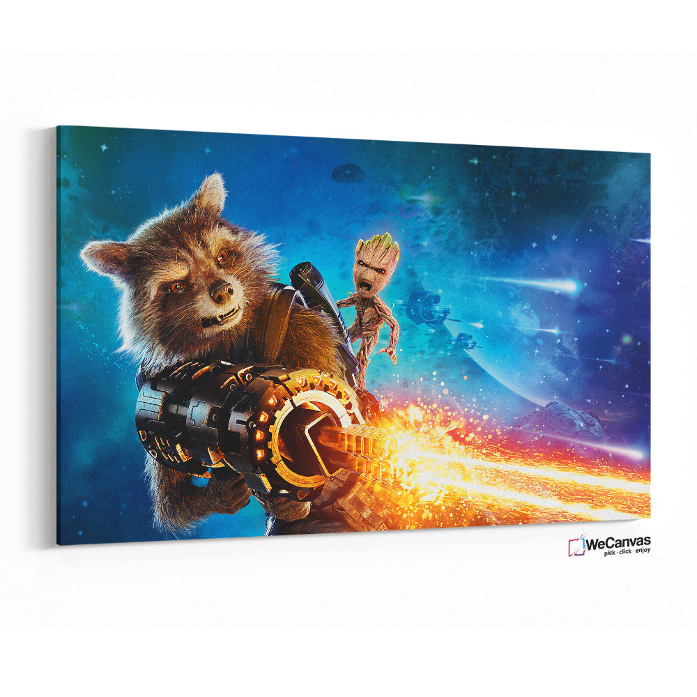 Rocket Racoon y Groot