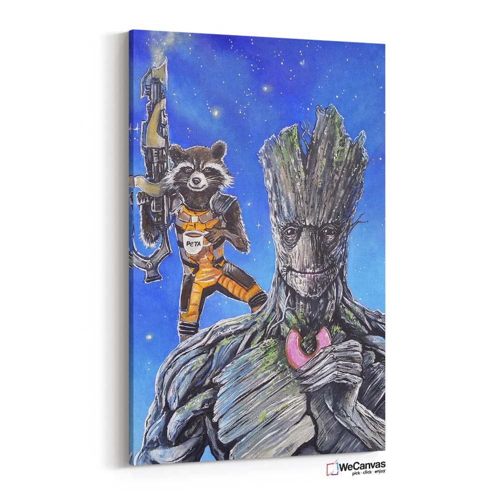 Rocket y Groot